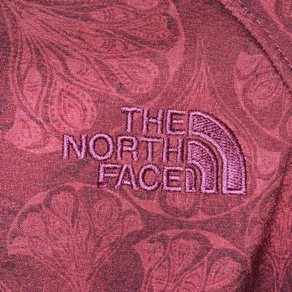 The North Face Full Zip Burgundy Shell Jacket Small - Picture 5 of 8